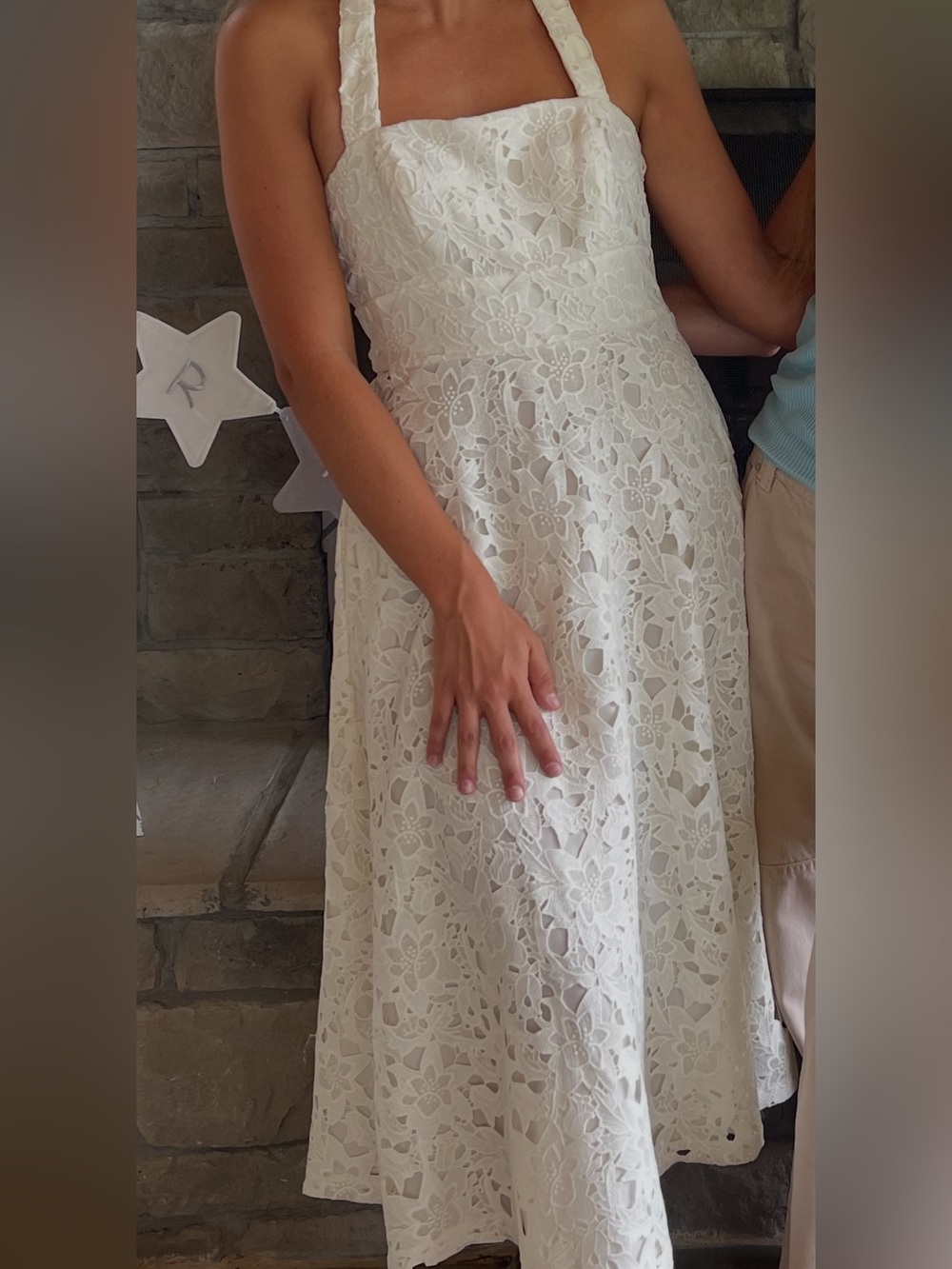 Prabal Gurung Ivory Floral Lace Wedding Dress